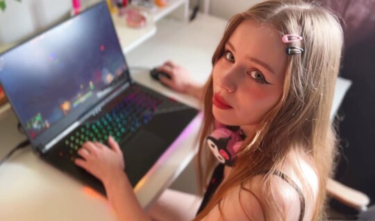 Young cutie takes her boyfriends dick with pleasure