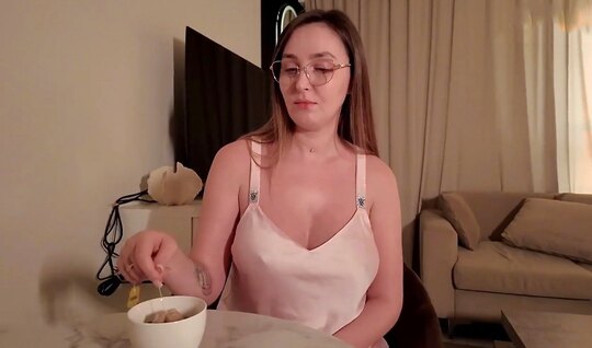 Stepson seduces mom with big ass for sex...